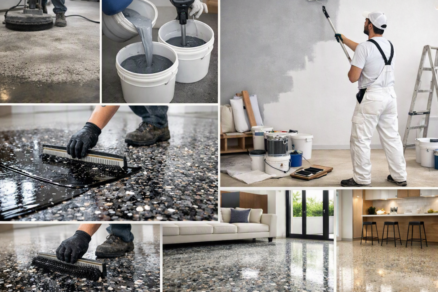Painting & Epoxy Flooring Service in Wembley Down